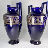 Vase Amphora Boch Frères Keramis 1890