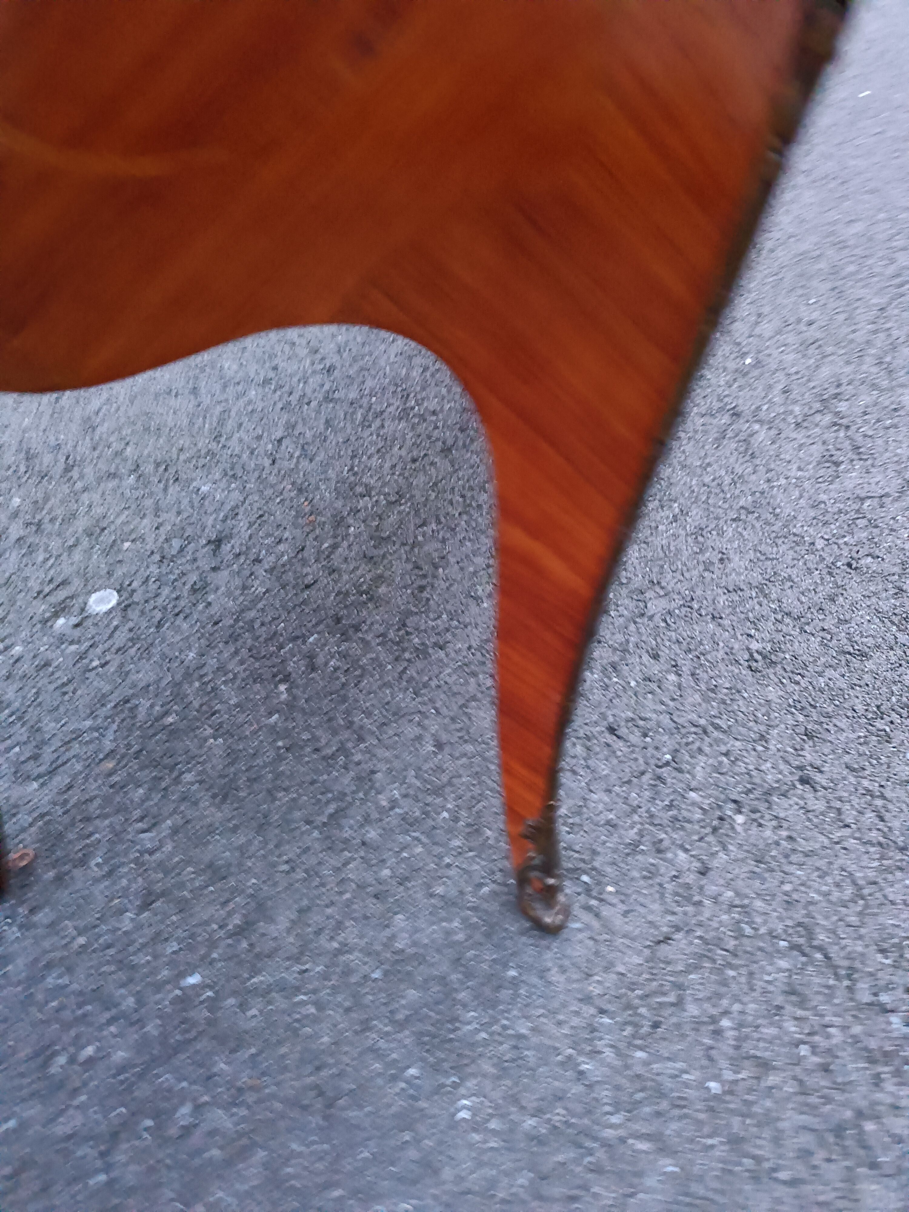 Chest of drawers marquetry marble top