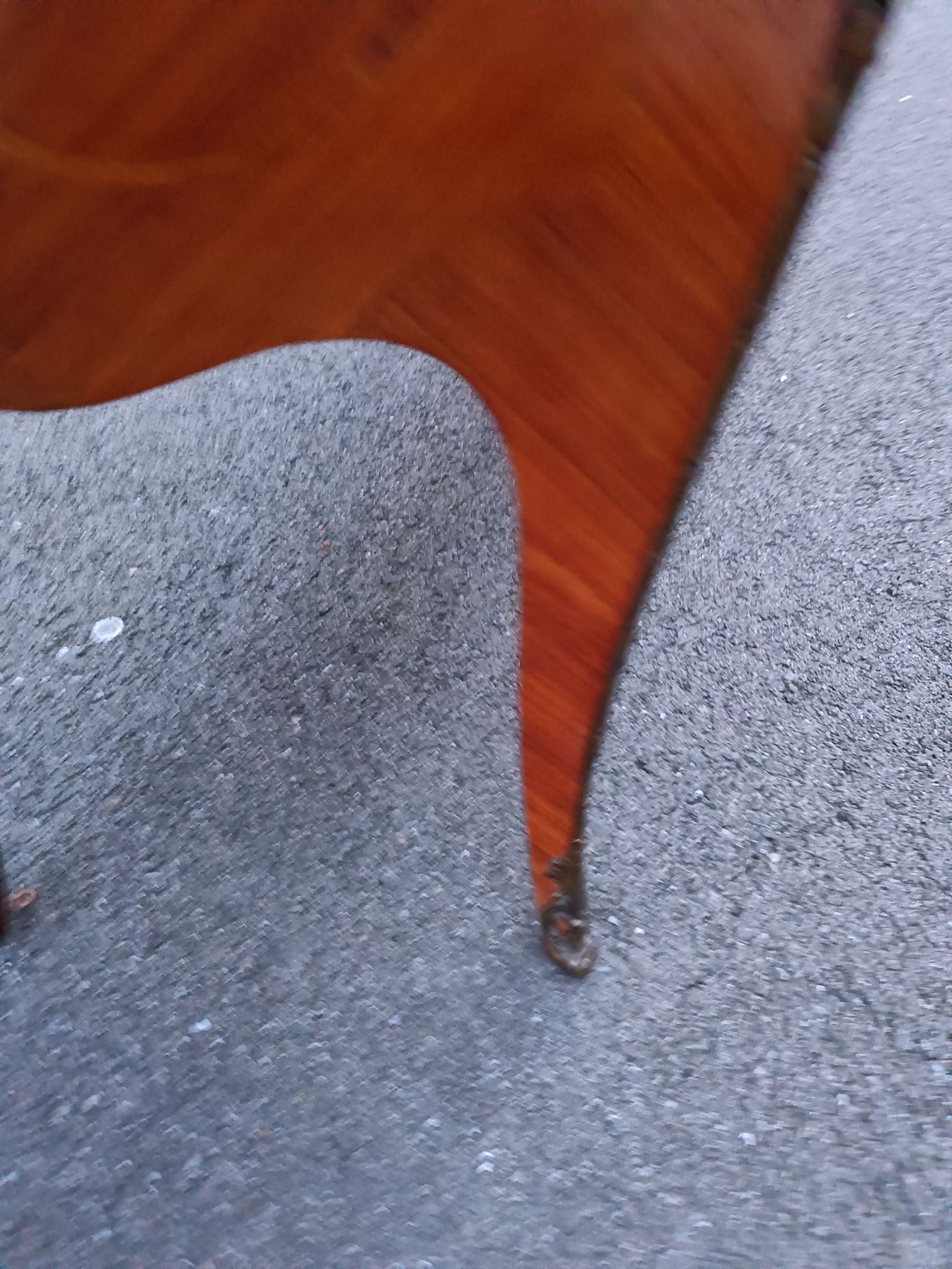 Chest of drawers marquetry marble top