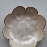 Mother-of-pearl and brass tidy