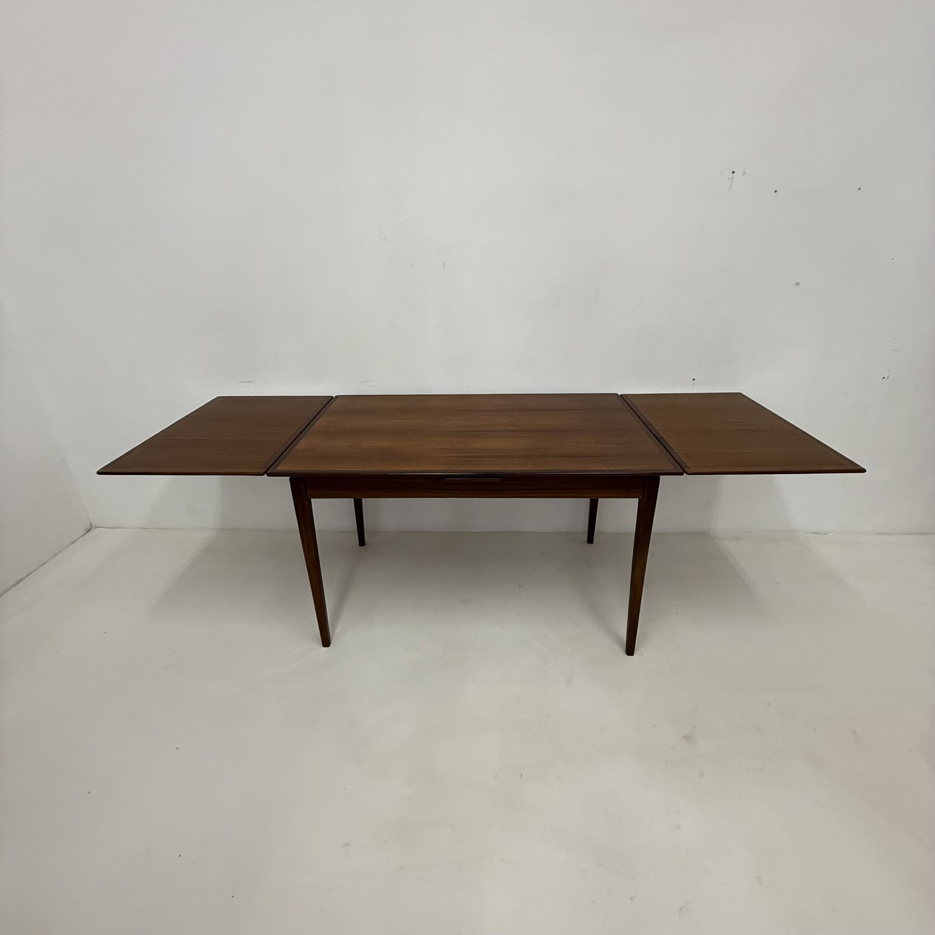 Vintage extendable wooden dining table , 1960's