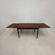 Table à manger extensible vintage en bois, années 60