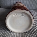 Large ceramic vase Germany with floral decoration