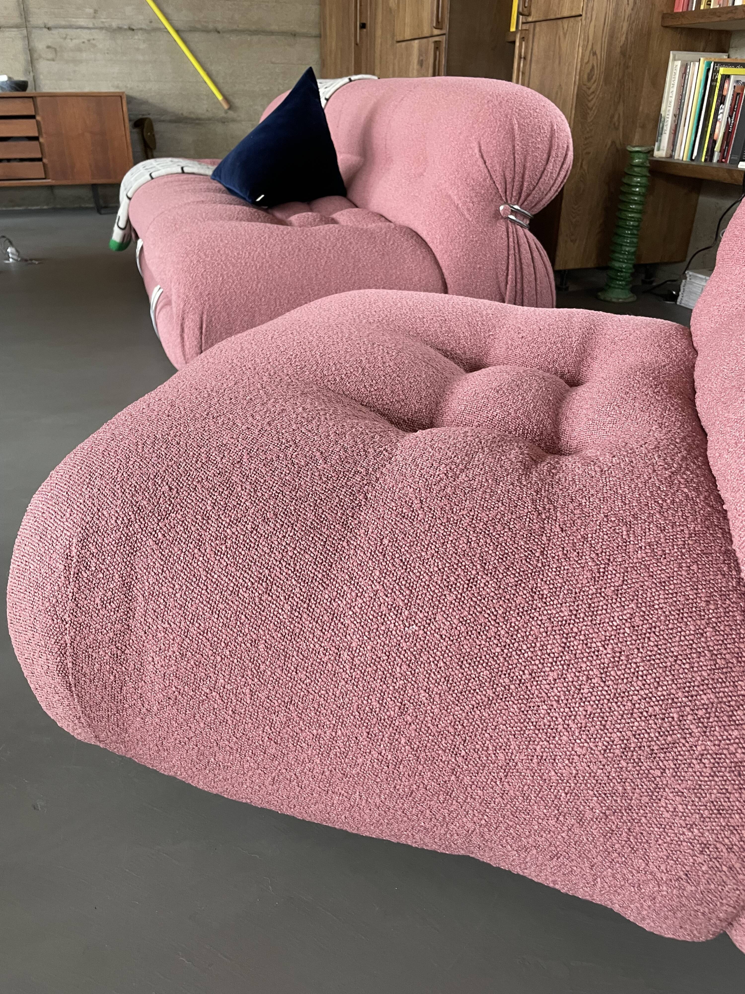 Armchair Soriana Afra and Tobia Scarpa 60s Cassina