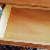 Commode en rotin vintage