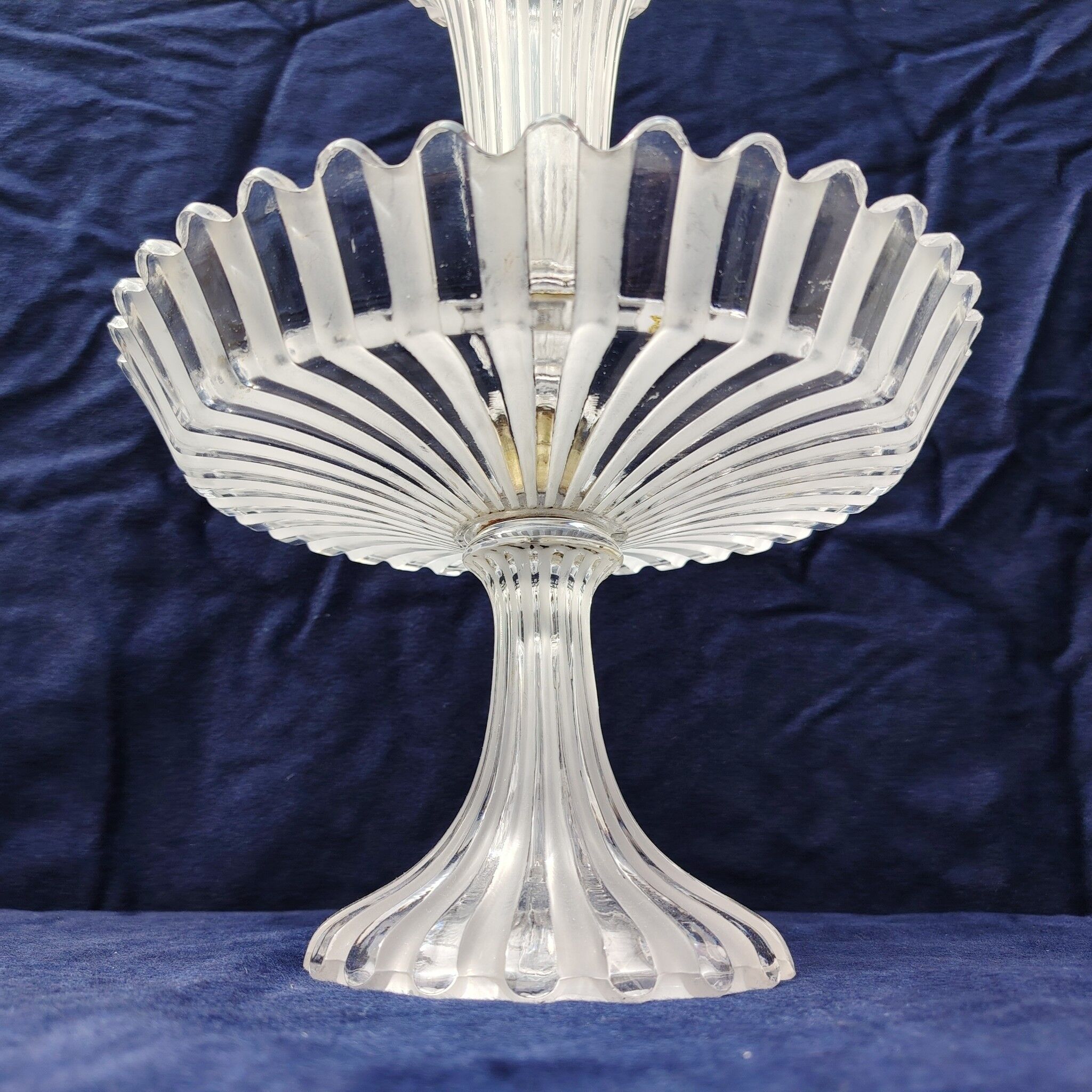 Centrepiece/bouquet holder, Baccarat crystal, vintage