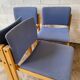 Suite 4 chaises scandinaves Fritz Hansen