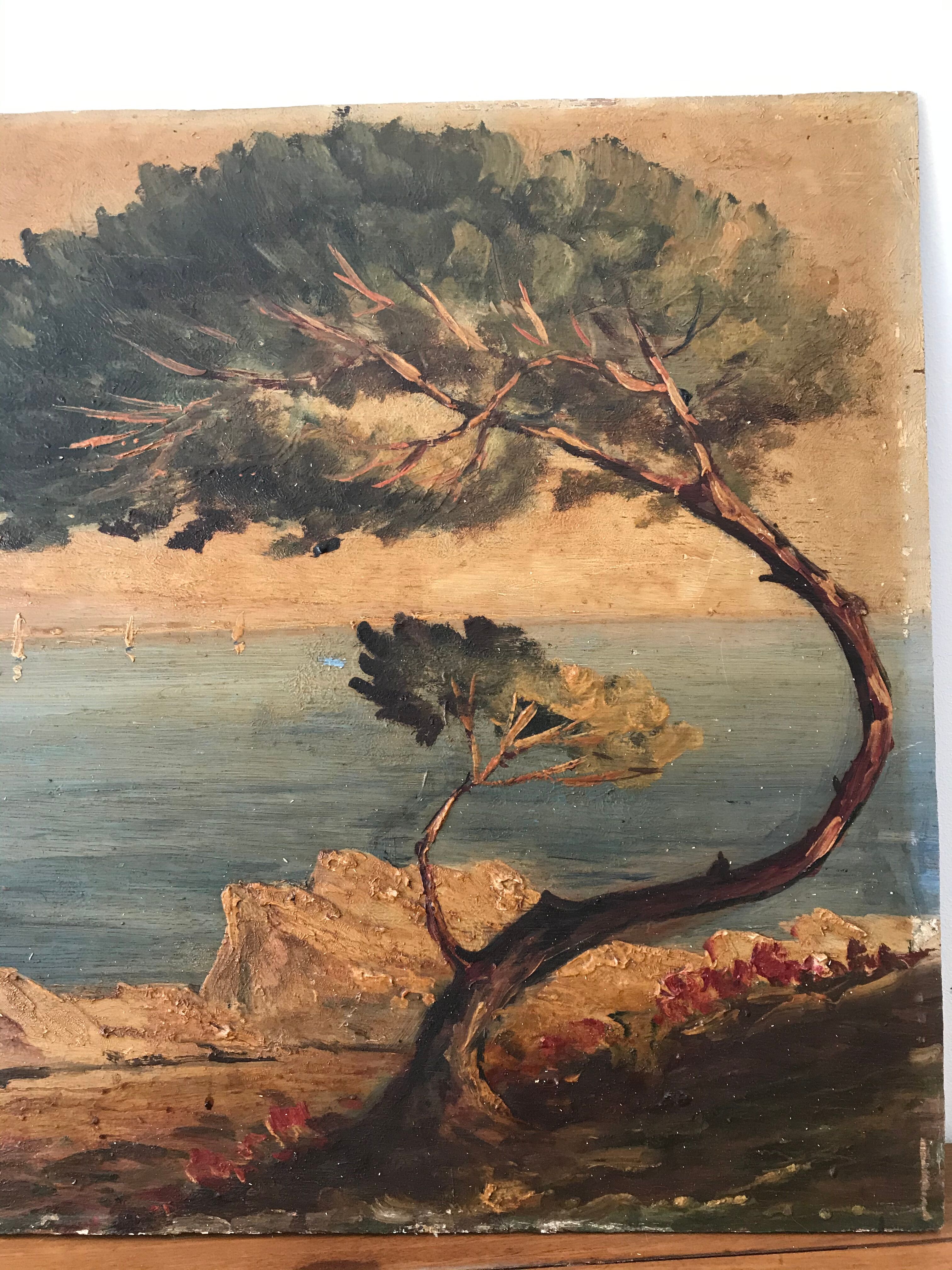 Old table seen from Antibes