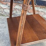 Serving rattan and wood side furniture