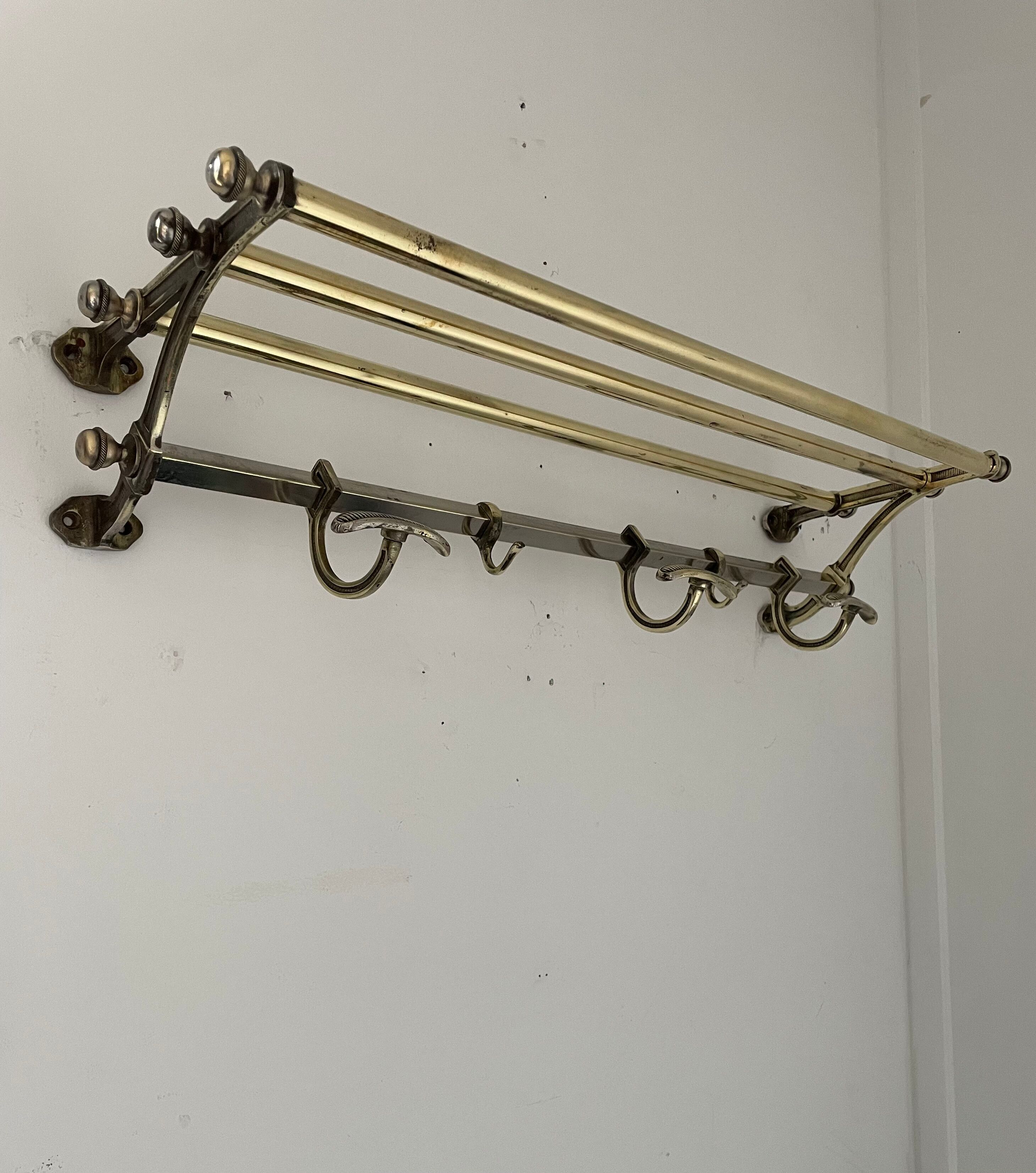 Wall coat rack, circa 1920
