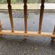 Renovated dining table in solid oak from the 19th century in Napoleon III style.