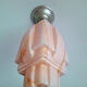 Art Deco chandelier, antique light fixture, pendant light.