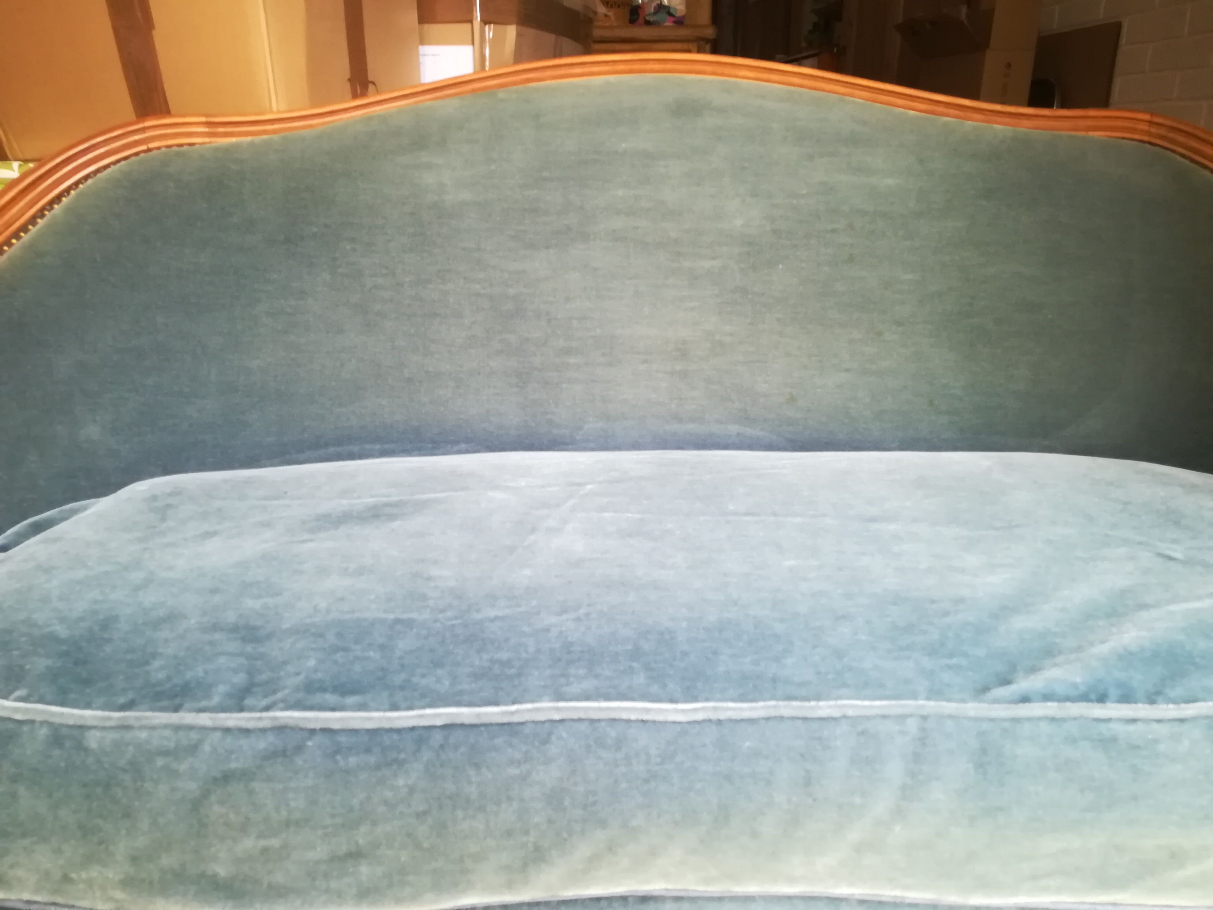 Blue sofa