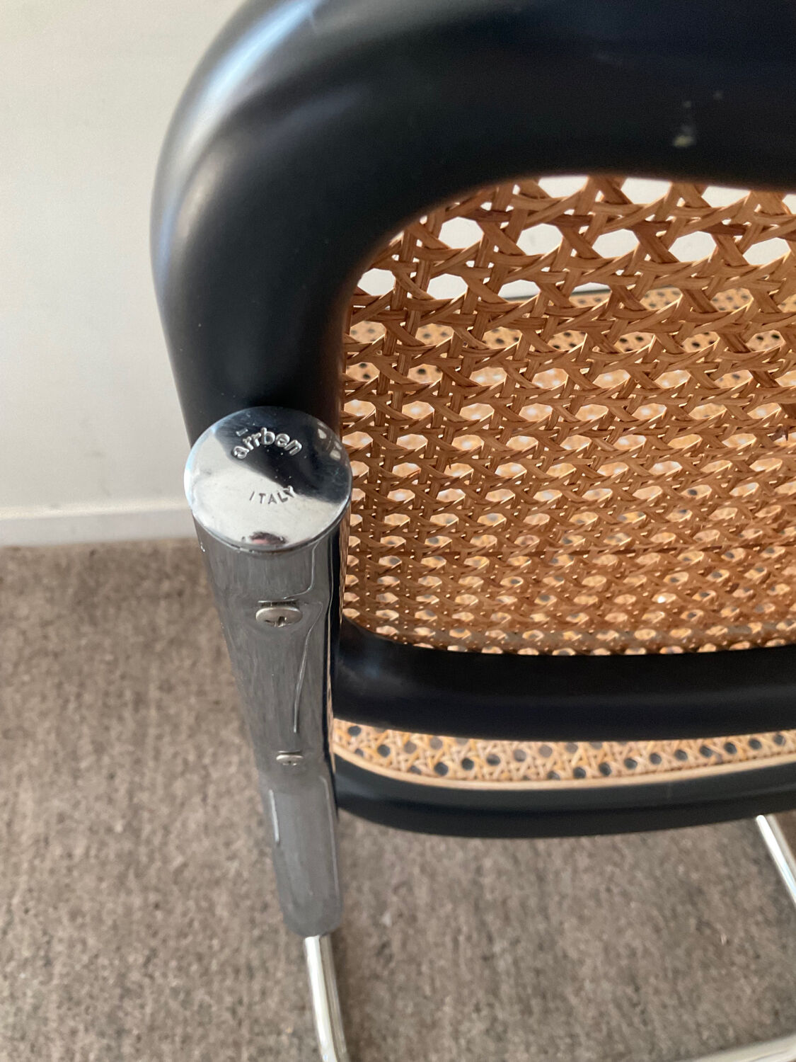 Chair Marcel Breuer Cesca B32 edition Arrben Italy