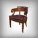 Mahogany office chair, Restoration period – early 19th century