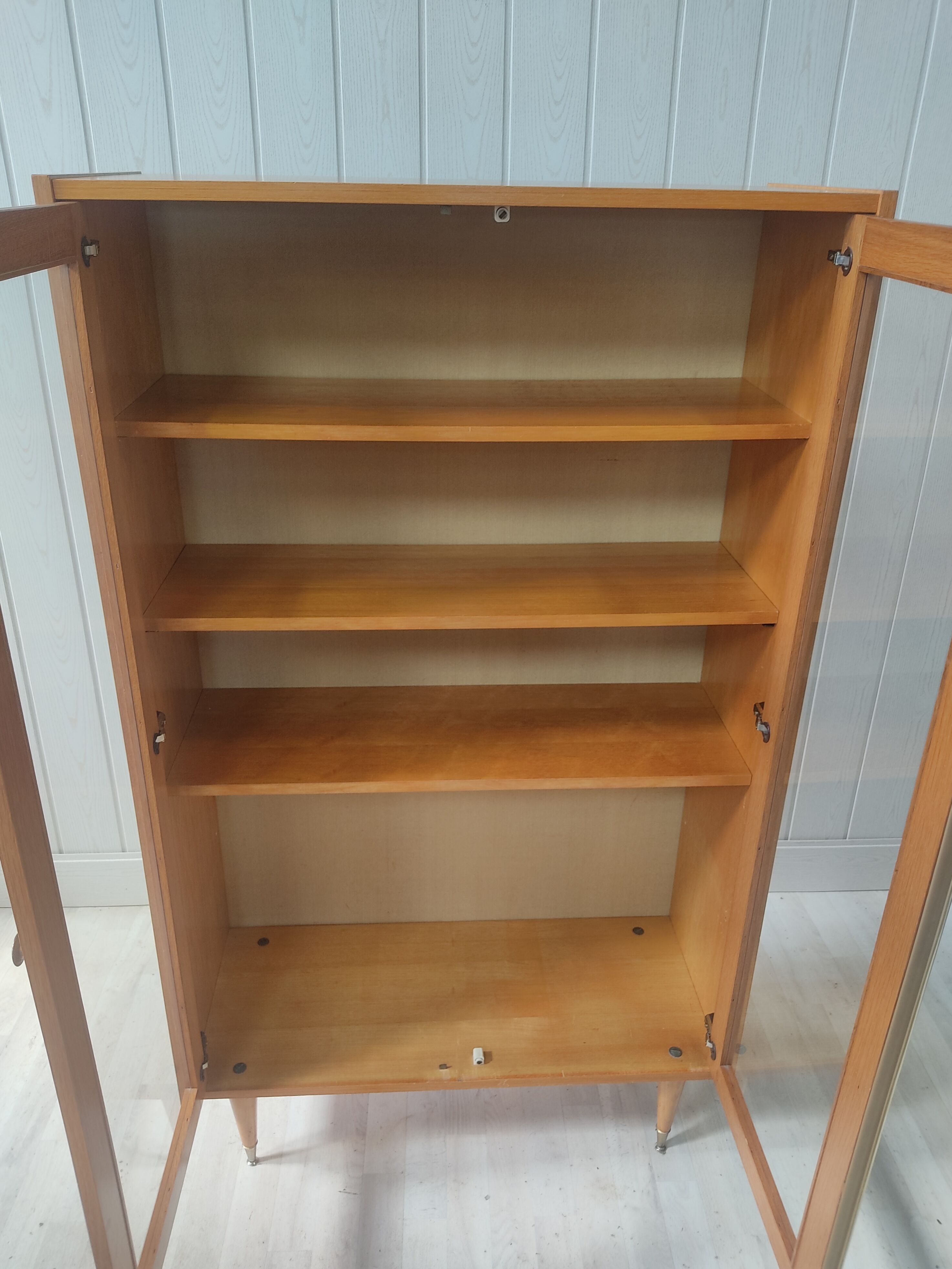 Vitrine bibliothèque vintage années 60