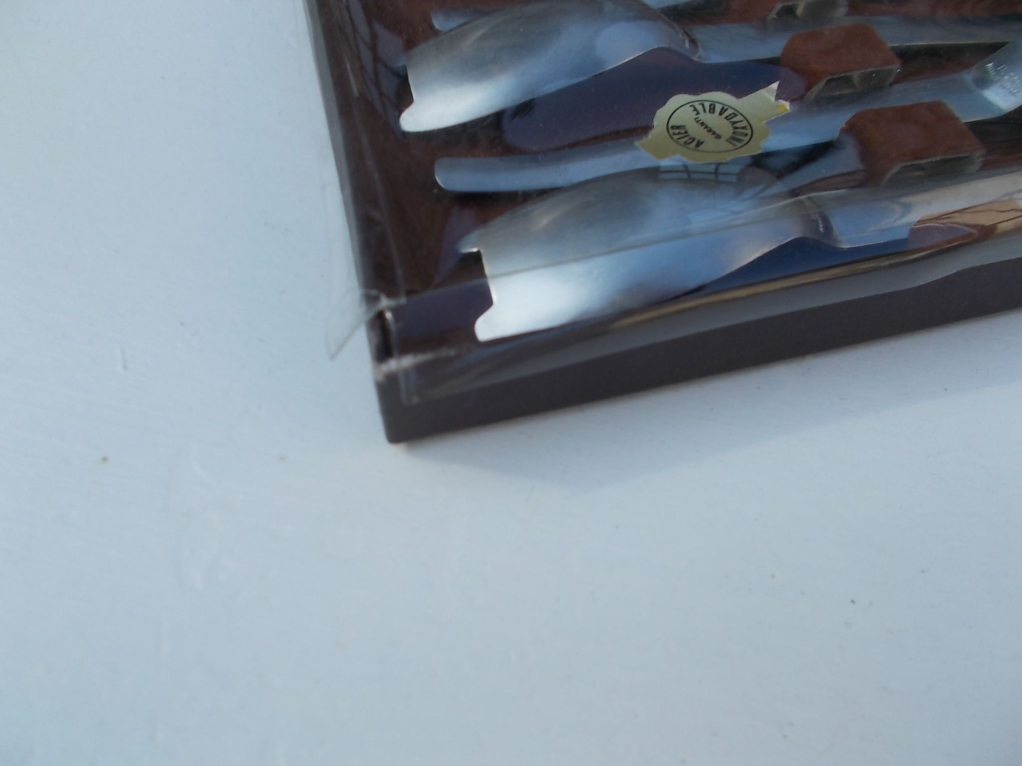 6 cuillères à glaces inox France
