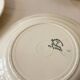 Set of 8 flat plates Badonviller Capucine – French earthenware