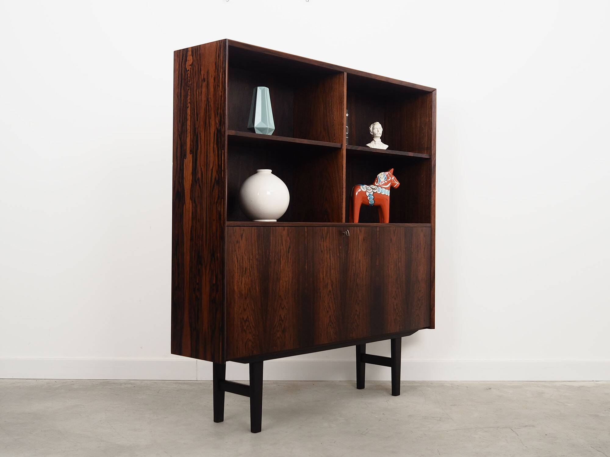 Rosewood bookcase, Danish design, 1960s, made by Brouers Møbelfabric