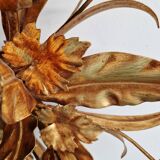 Italian ceiling light in gold-tone metal, 1970s