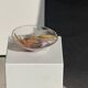 Contemporary pink blown glass bowl Carlos Vieira D21