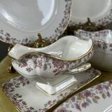 Service en porcelaine de pillivuyt & cie 59 pièces, xixe siècle