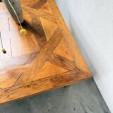 1940s inlaid oak coffee table