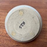 Mid-century Danish studio ceramic oil lamp by Bjergard, 1960s.