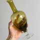 Vintage yellow glass soliflore vase
