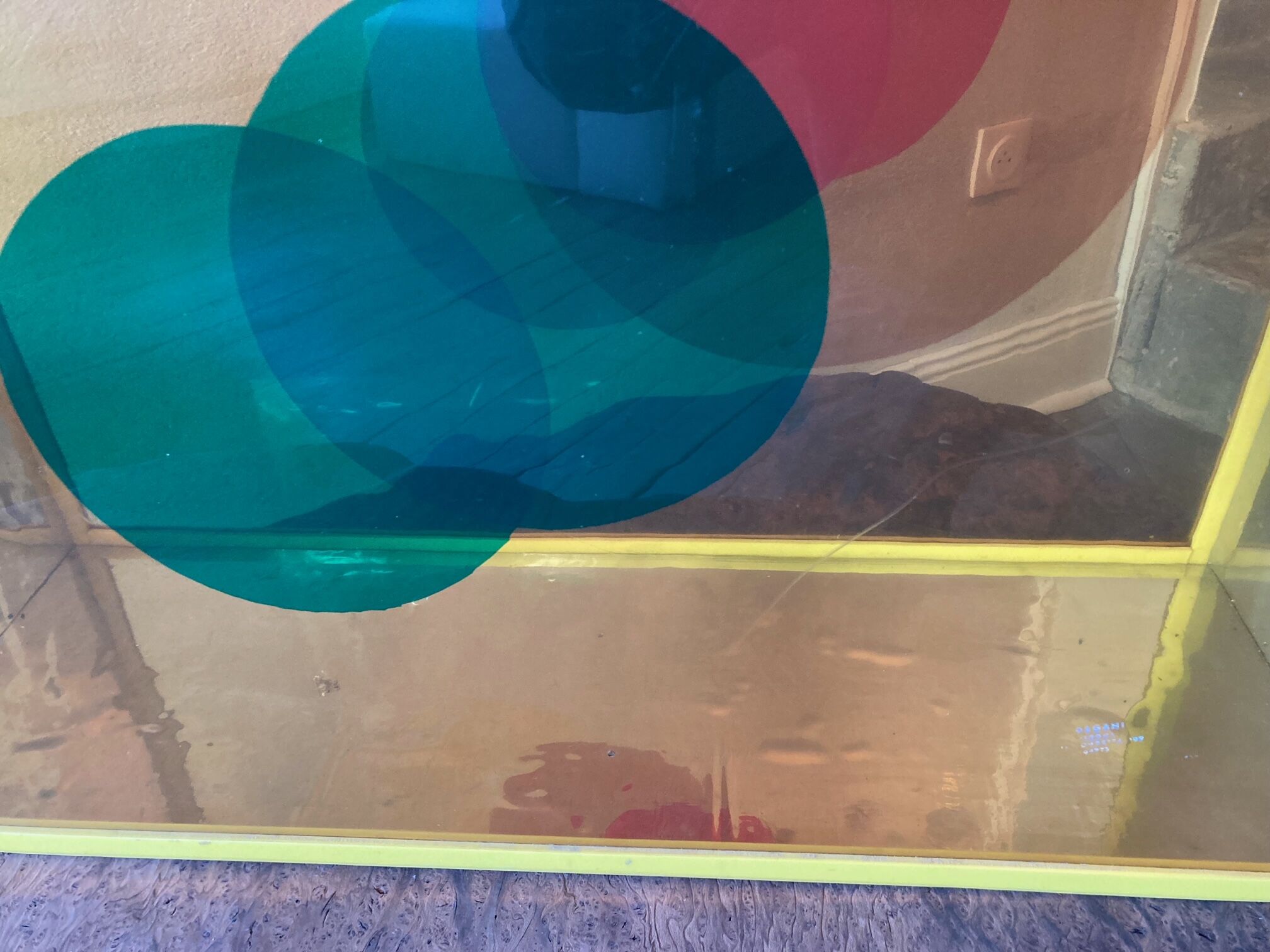 Boite sculpture double face en plexiglas, Eugenio Degani