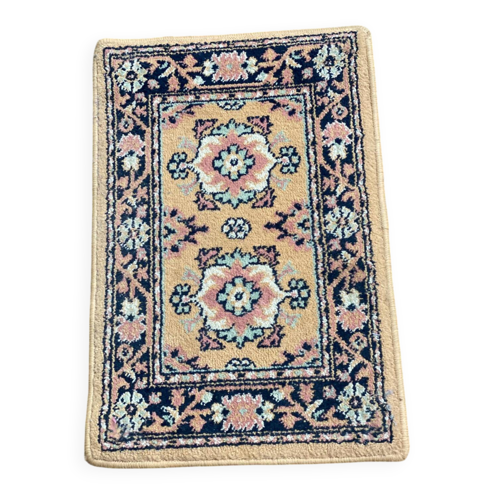 Small Persian wool rug 60x40cm