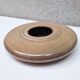 Flat ceramic vase by Nadia and Alain Pinel