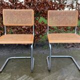 Lot of 2 chairs model Cesca by Marcel Breuer
