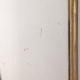 EARLY 20TH CENTURY GOLDEN WOODEN WALL MIRROR DECORATED IN BAROQUE STYLE