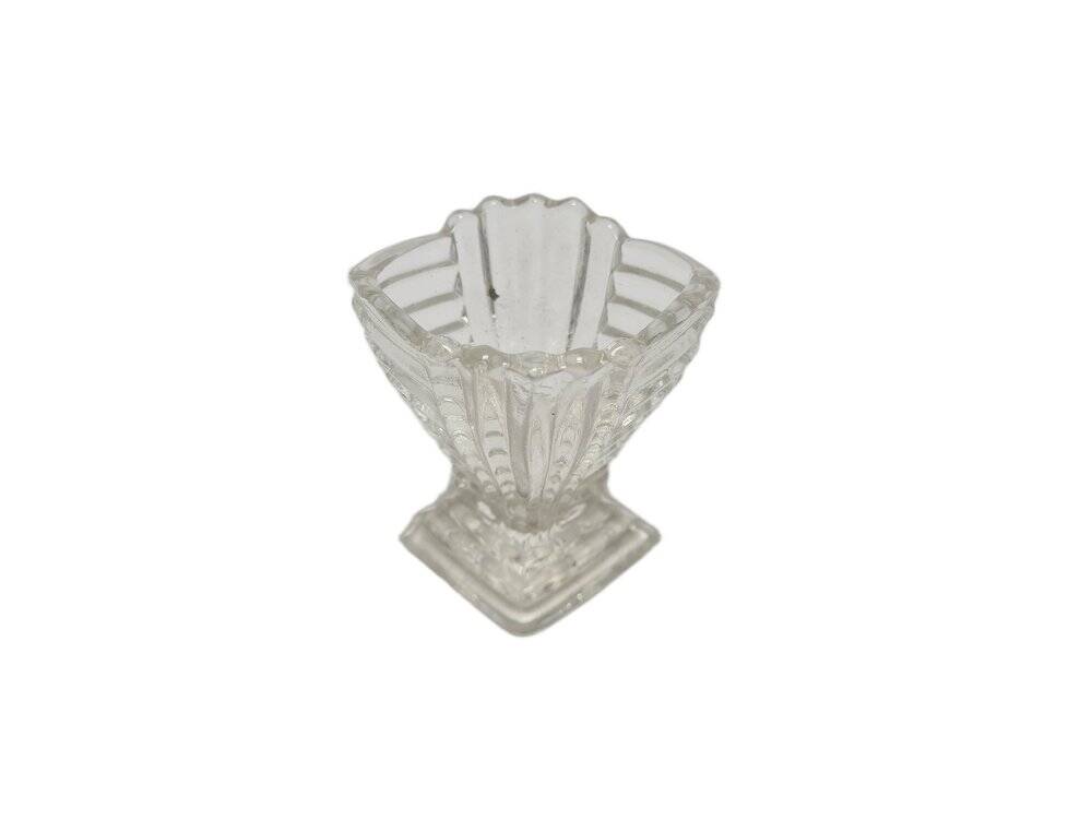 Art Deco toothpick case from Hortensja Glasswork, 1930s