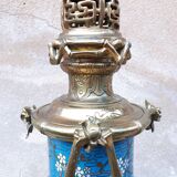 Chinese cloisonné enamel vase, China, late 19th century