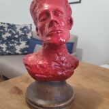 Emile Drox face statue sculpture