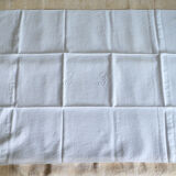 4 serviettes de table anciennes brodées