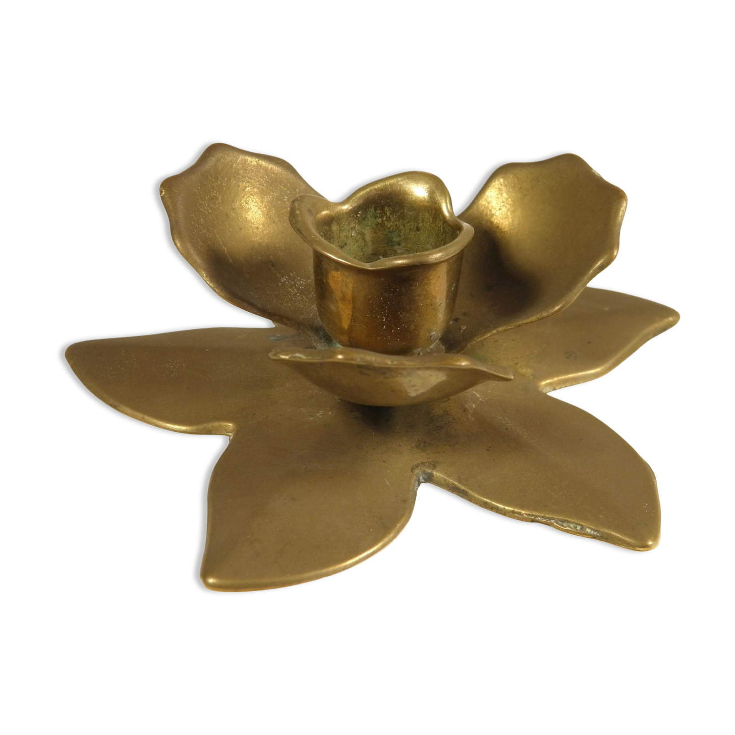 Brass candle holder