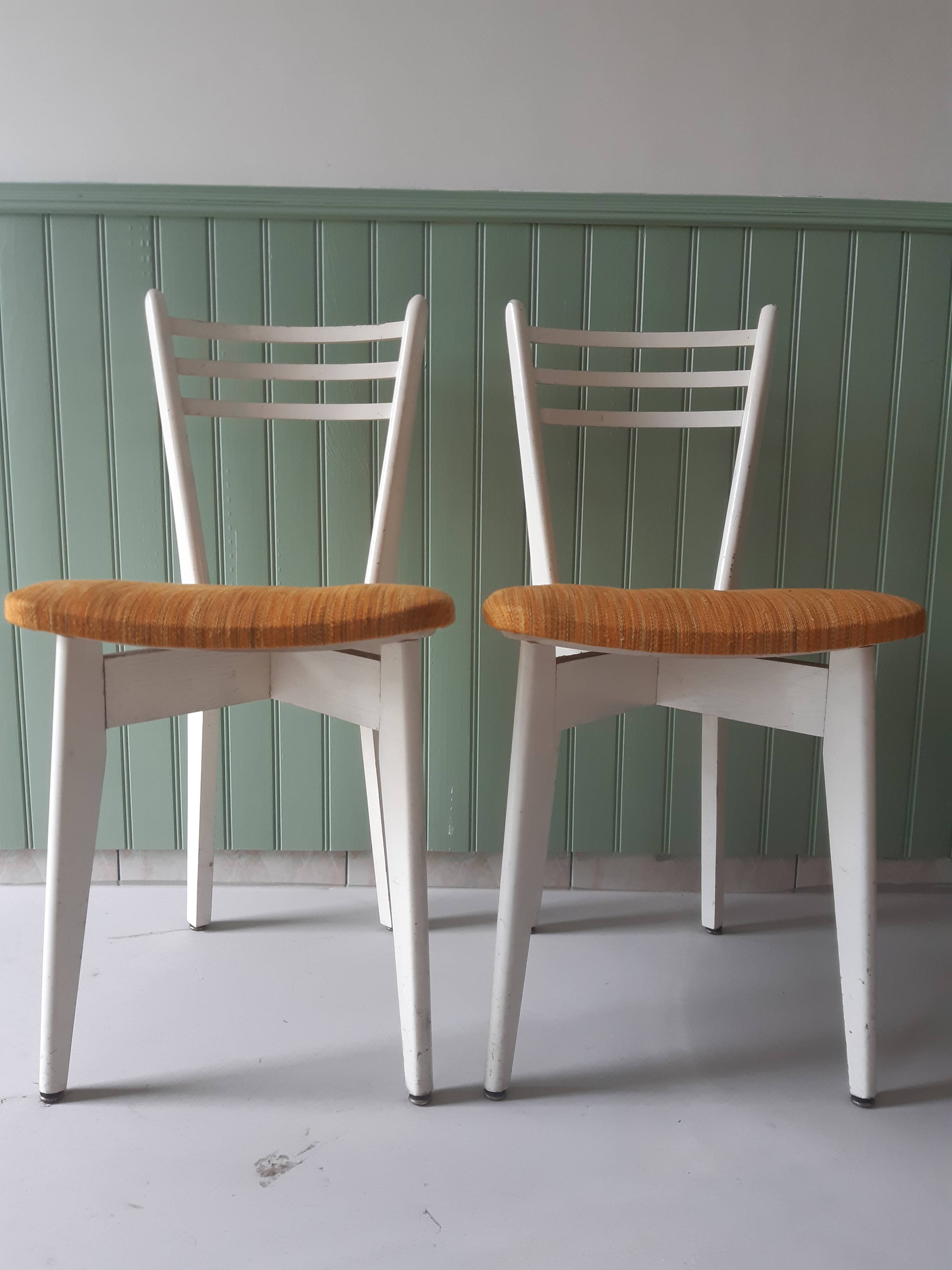 Pair of vintage Scandinavian style chairs