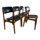 Set of 4 chairs, model no. 49, in rosewood – Erik Buch, Denmark, 1960s