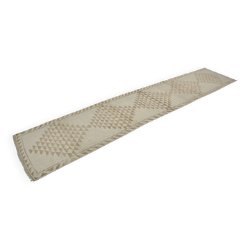 Turkish Anatolian Off White Runner Rug sku 2153