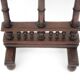 Renaissance-style wooden table or console, antique furniture, side table.