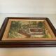 Landscape tableau of the countryside, canvas mounted on panel, signed.