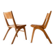 Ensemble de 2 chaises danoises, années 1960