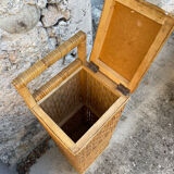 Rattan bread box