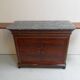 Antique mahogany sideboard with marble top