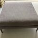 Pouf gris taupe