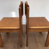 Pair of vintage chairs from the 1970s by Pierre Bégué
