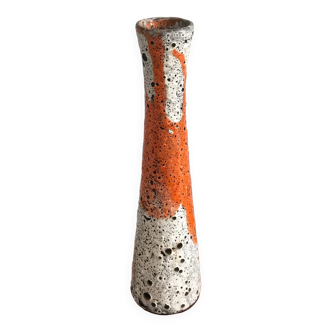 Vase soliflore en céramique année 60